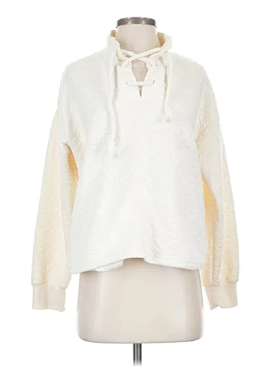 Pre-owned Madewell Pullover Sweater In Ivory