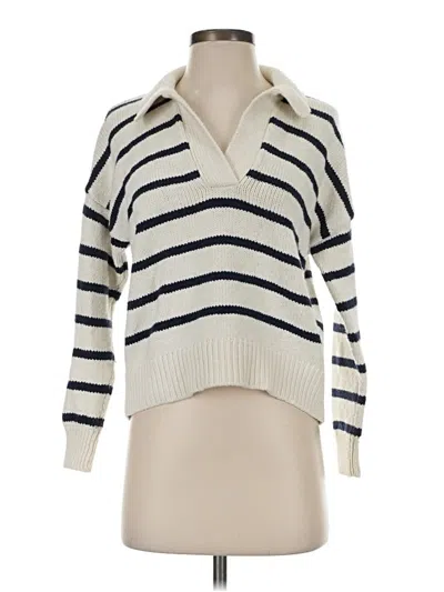 Pre-owned Madewell Pullover Sweater In Ivory