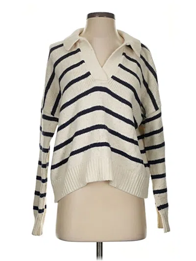 Pre-owned Madewell Pullover Sweater In Ivory