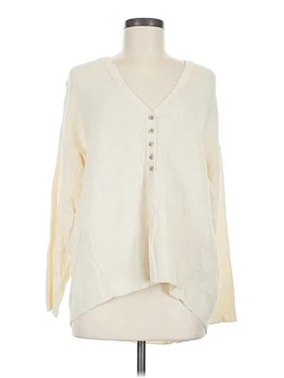 Pre-owned Madewell Pullover Sweater In Ivory