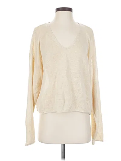 Pre-owned Madewell Pullover Sweater In Ivory