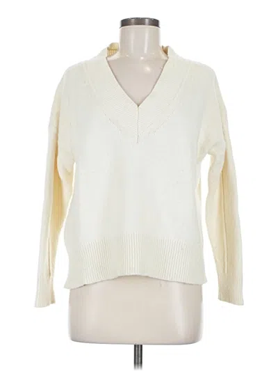 Pre-owned Madewell Pullover Sweater In Ivory