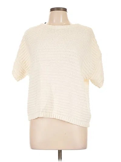 Pre-owned Madewell Pullover Sweater In Ivory
