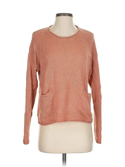 Pre-owned Madewell Pullover Sweater In Orange