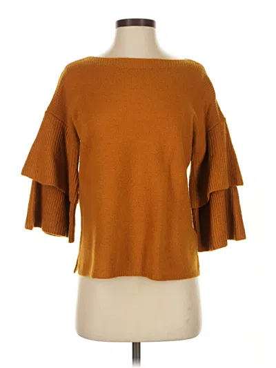 Pre-owned Madewell Pullover Sweater In Orange