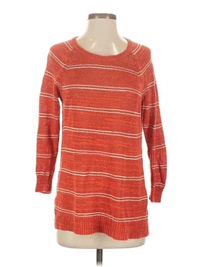 Pre-owned Madewell Pullover Sweater In Orange