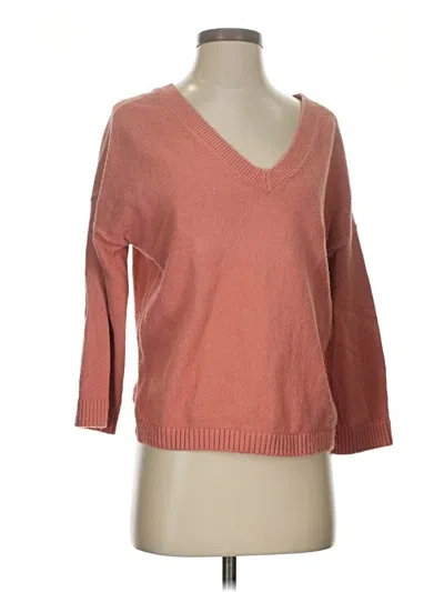 Pre-owned Madewell Pullover Sweater In Orange