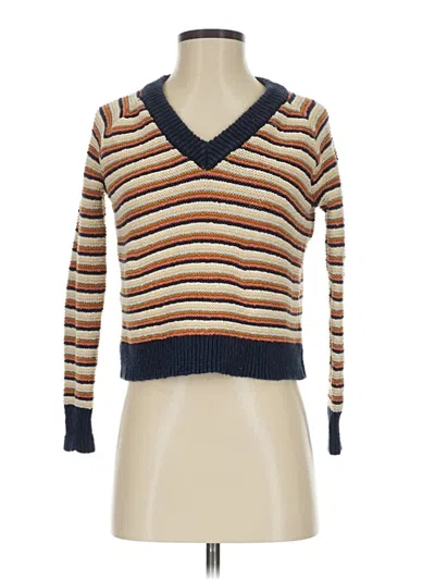 Pre-owned Madewell Pullover Sweater In Orange