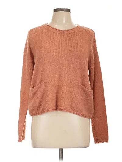 Pre-owned Madewell Pullover Sweater In Orange