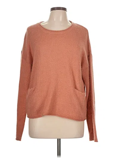 Pre-owned Madewell Pullover Sweater In Orange