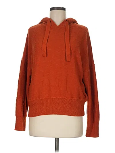 Pre-owned Madewell Pullover Sweater In Orange