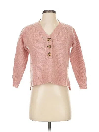 Pre-owned Madewell Pullover Sweater In Pink