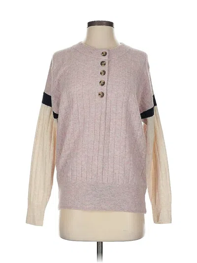 Pre-owned Madewell Pullover Sweater In Pink