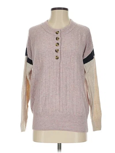 Pre-owned Madewell Pullover Sweater In Pink
