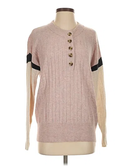 Pre-owned Madewell Pullover Sweater In Pink