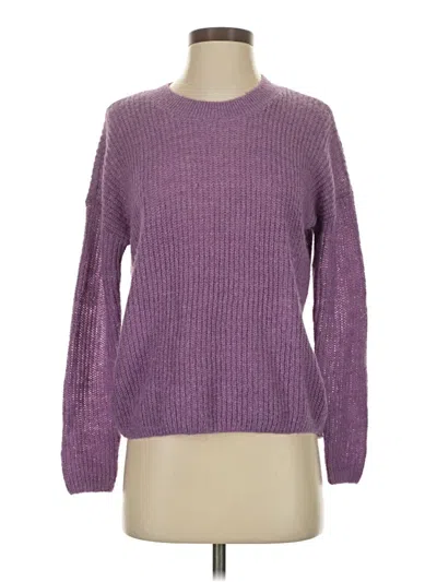 Pre-owned Madewell Pullover Sweater In Purple