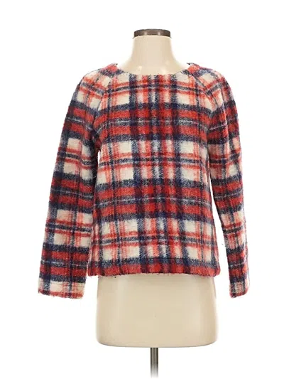 Pre-owned Madewell Pullover Sweater In Red