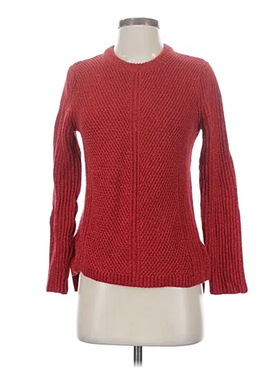 Pre-owned Madewell Pullover Sweater In Red