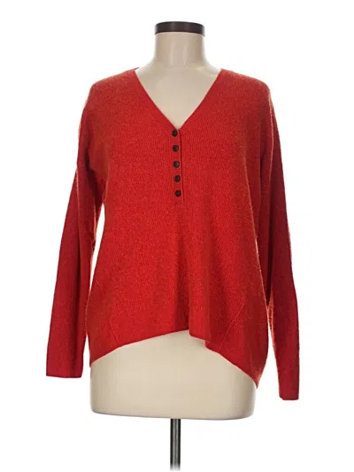 Pre-owned Madewell Pullover Sweater In Red