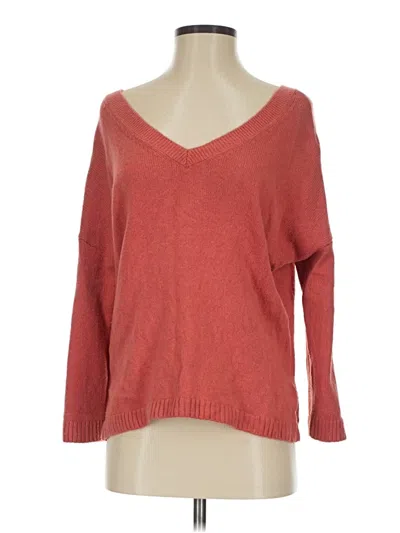 Pre-owned Madewell Pullover Sweater In Red