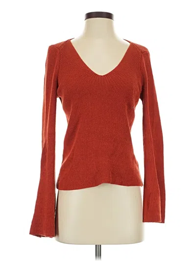 Pre-owned Madewell Pullover Sweater In Red