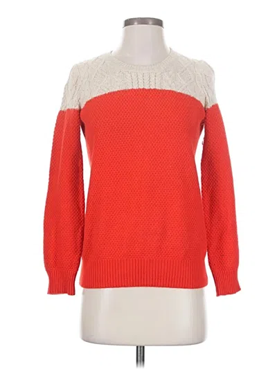 Pre-owned Madewell Pullover Sweater In Red