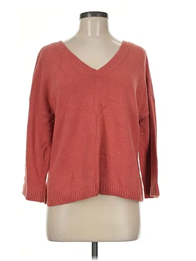 Pre-owned Madewell Pullover Sweater In Red