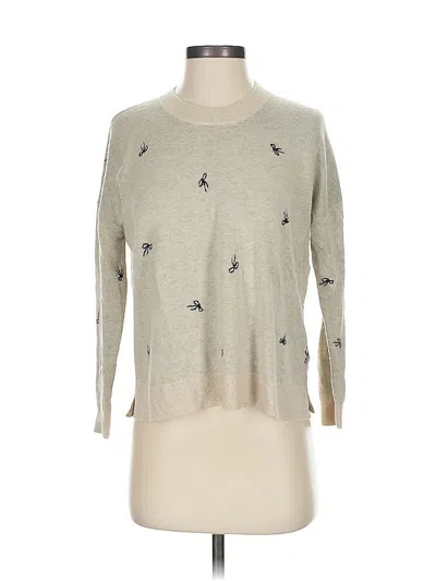 Pre-owned Madewell Pullover Sweater In Silver