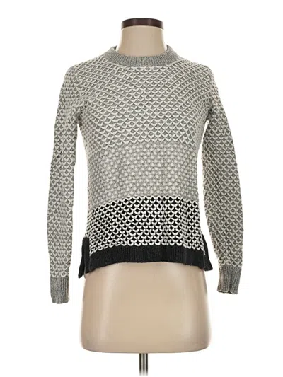 Pre-owned Madewell Pullover Sweater In Silver