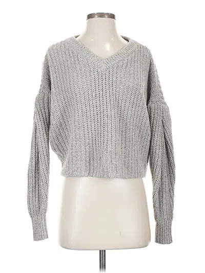 Pre-owned Madewell Pullover Sweater In Silver