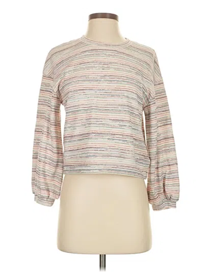 Pre-owned Madewell Pullover Sweater In Silver