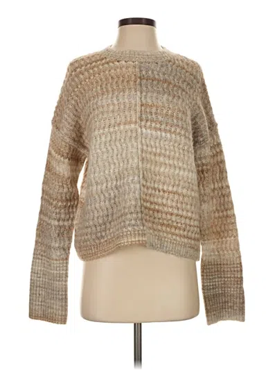 Pre-owned Madewell Pullover Sweater In Tan