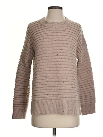 Pre-owned Madewell Pullover Sweater In Tan