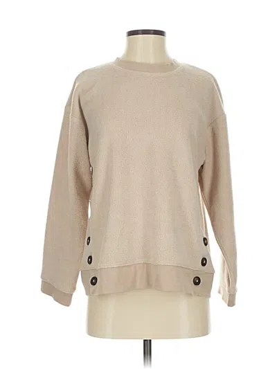 Pre-owned Madewell Pullover Sweater In Tan