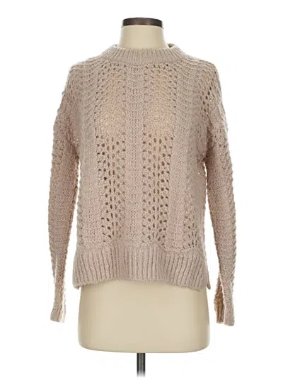 Pre-owned Madewell Pullover Sweater In Tan