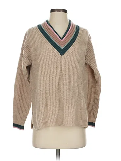 Pre-owned Madewell Pullover Sweater In Tan