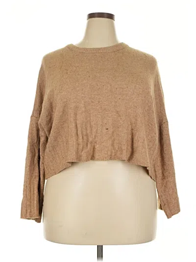 Pre-owned Madewell Pullover Sweater In Tan