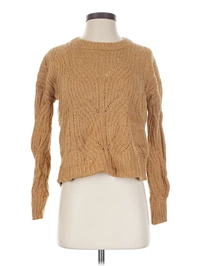 Pre-owned Madewell Pullover Sweater In Tan