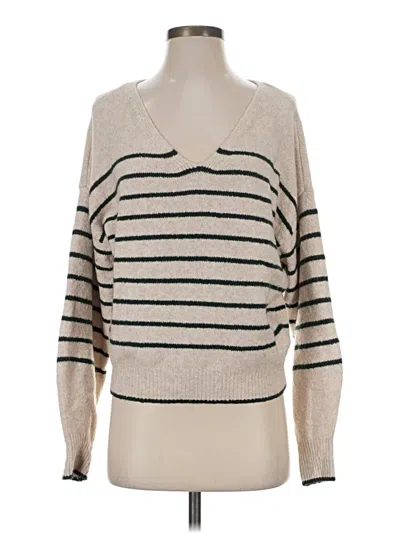 Pre-owned Madewell Pullover Sweater In Tan
