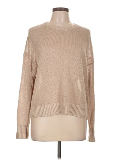 Pre-owned Madewell Pullover Sweater In Tan