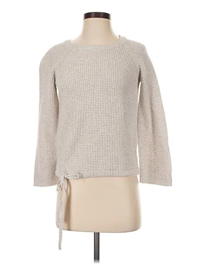 Pre-owned Madewell Pullover Sweater In Tan