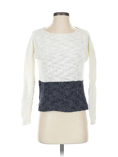 Pre-owned Madewell Pullover Sweater In White