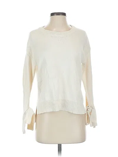 Pre-owned Madewell Pullover Sweater In White