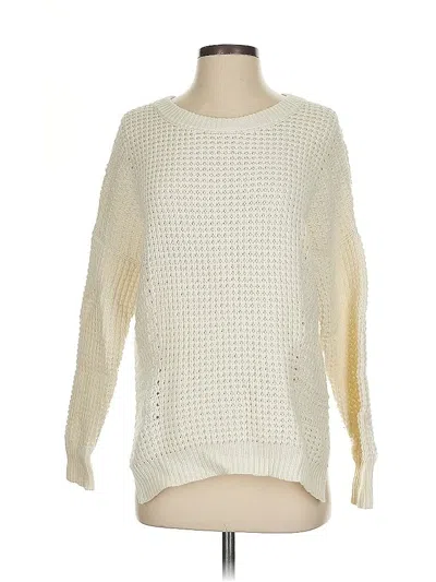 Pre-owned Madewell Pullover Sweater In White