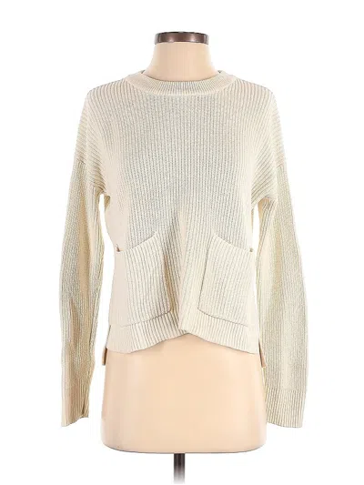Pre-owned Madewell Pullover Sweater In White