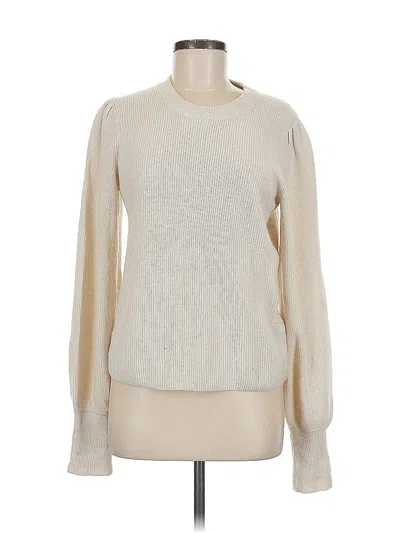 Pre-owned Madewell Pullover Sweater In White