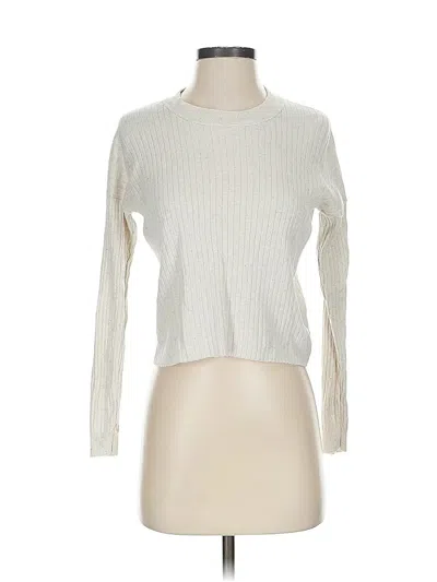Pre-owned Madewell Pullover Sweater In White