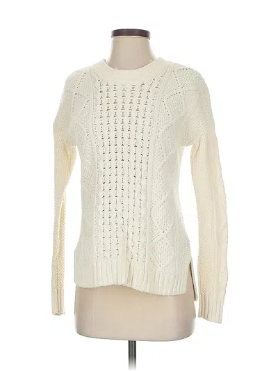 Pre-owned Madewell Pullover Sweater In White