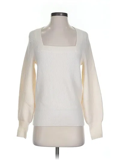 Pre-owned Madewell Pullover Sweater In White