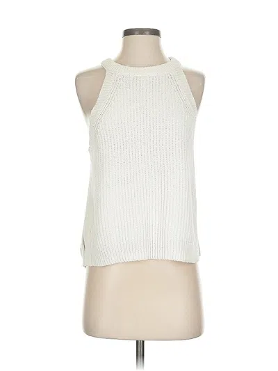 Pre-owned Madewell Pullover Sweater In White